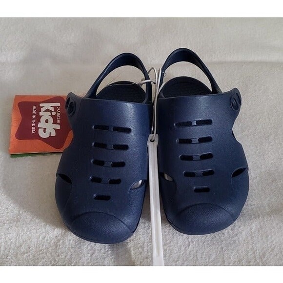 Kid's Okabashi Clog Style Navy Blue Waterproof Sandals -Boy/Girl Size: 11 (NWT) - Picture 1 of 6